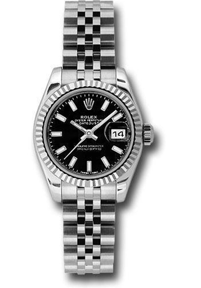 Rolex Lady Datejust 26Mm Watch 179174 Bksj