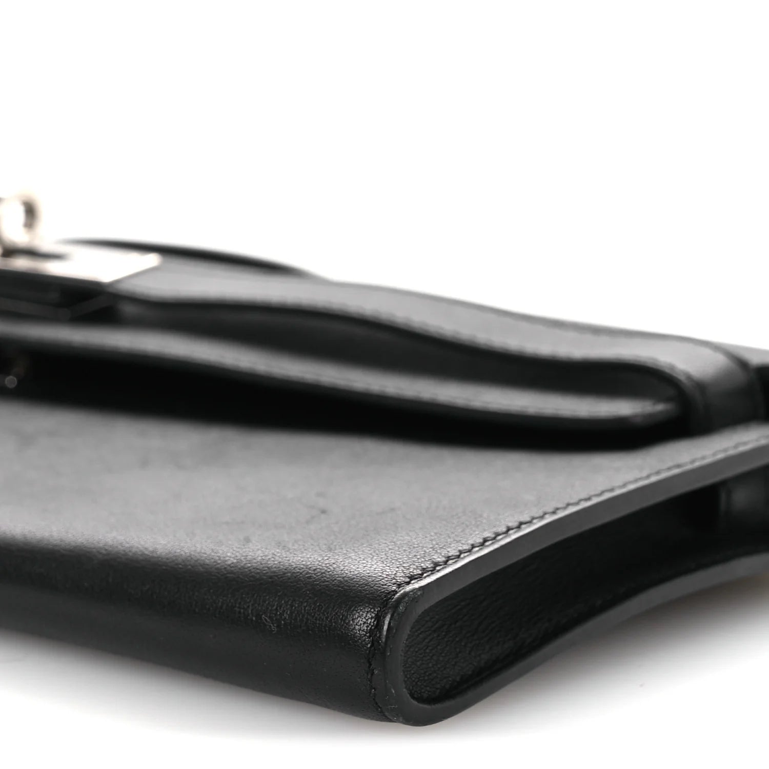 Swift Kelly Cut Clutch Pochette Black