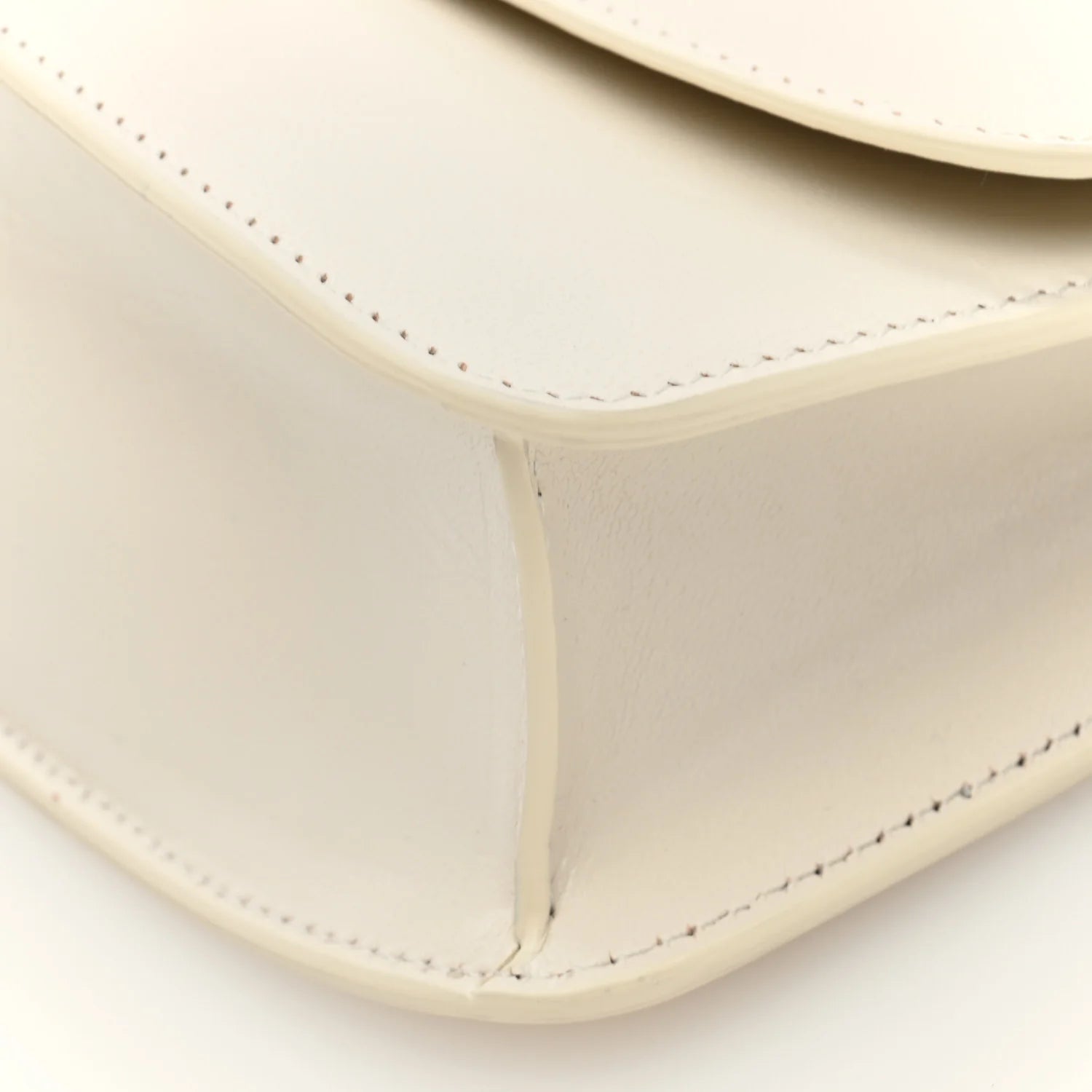 Smooth Calfskin the Sofia E/W Crossbody Ivory