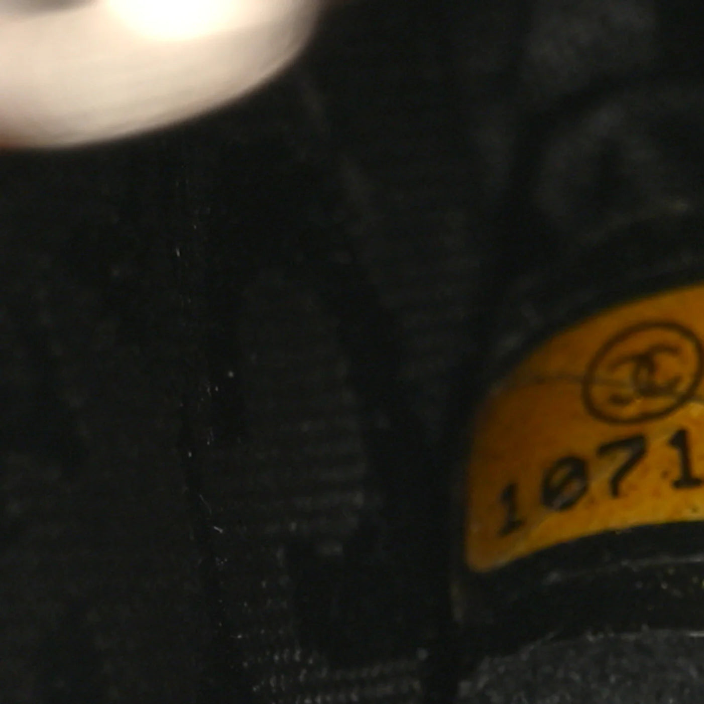 Patent Quilted Medium Diagonal CC Flap Black