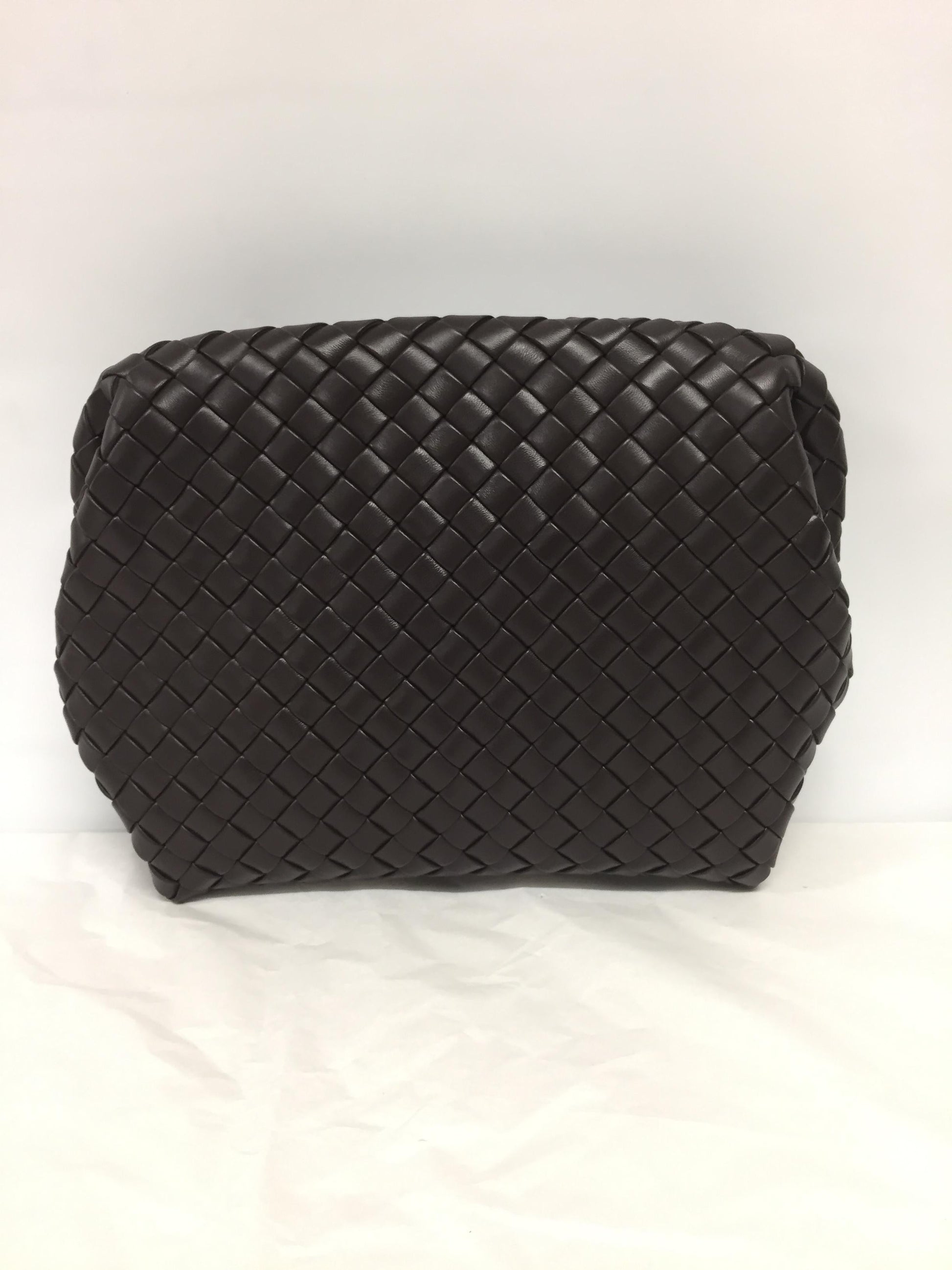 PADDED INTRECCIATO LEATHER BRIEFCASE