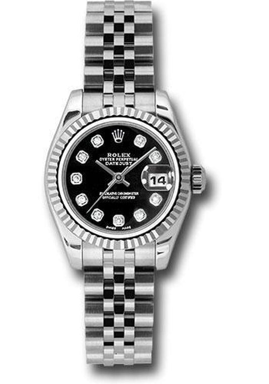 Rolex Lady Datejust 26Mm Watch 179174 Bkdj