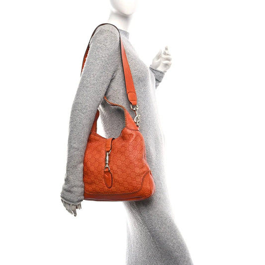 ssima Medium New Jackie Shoulder Bag Orange