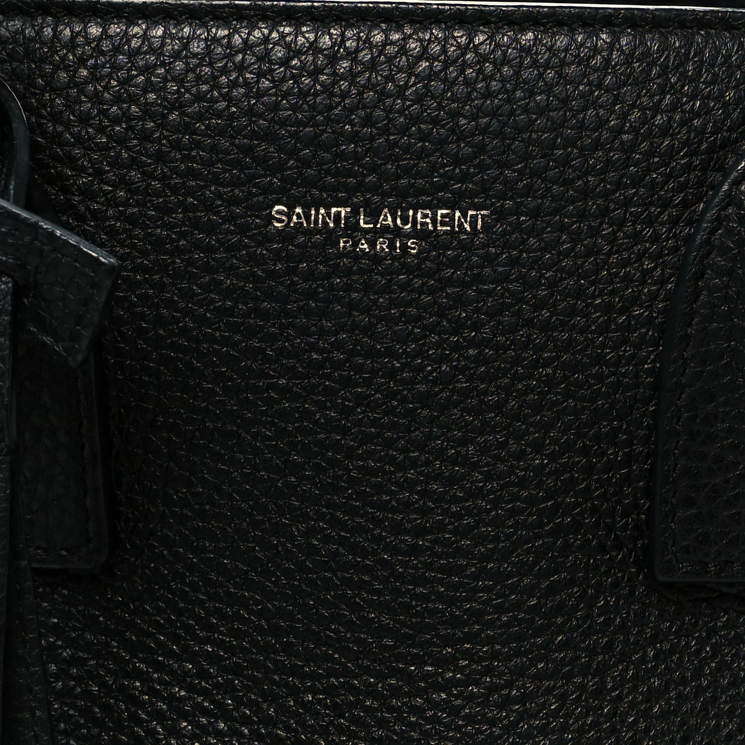 Grained Calfskin Baby Sac De Jour Souple Black