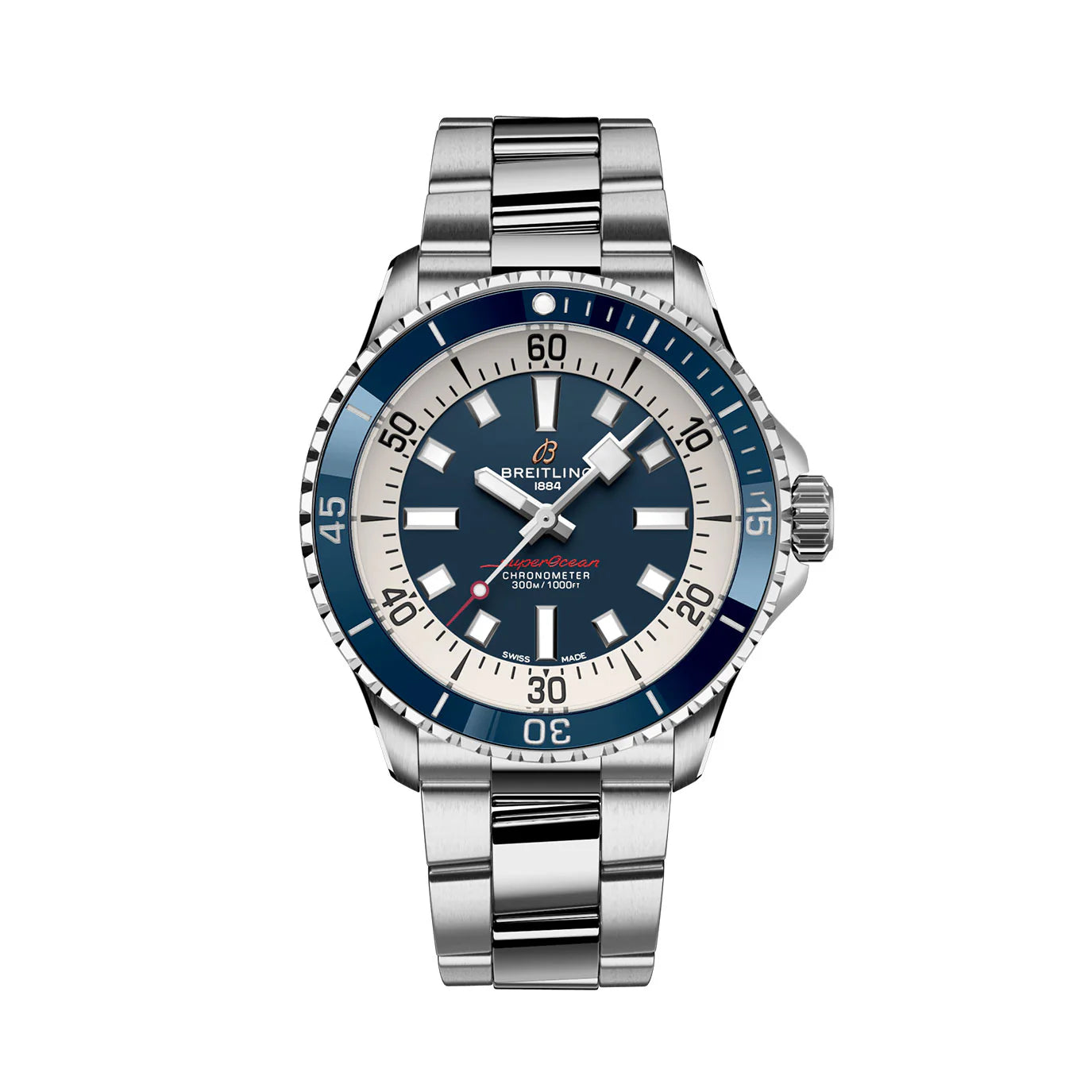 Superocean Automatic Ref# A17375E71C1A1, Box and Papers