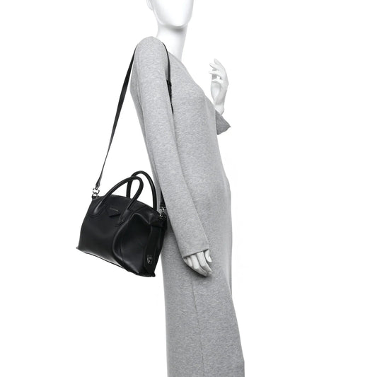 Smooth Calfskin Small Soft Antigona Black