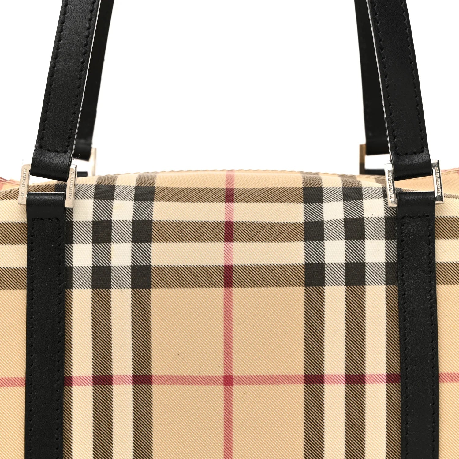 Nova Check Barrel Bag Black