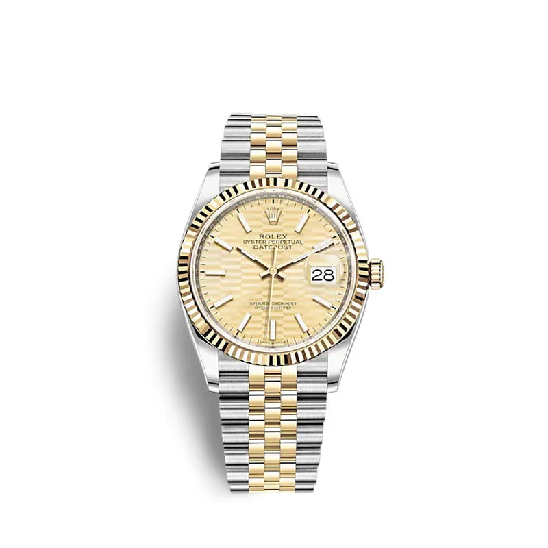Datejust 36 Oystersteel and Yellow Gold Ref# 126233-0039