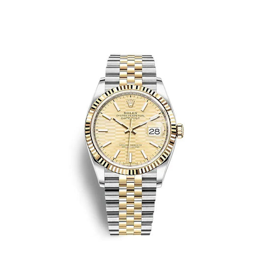 Datejust 36 Oystersteel and Yellow Gold Ref# 126233-0039