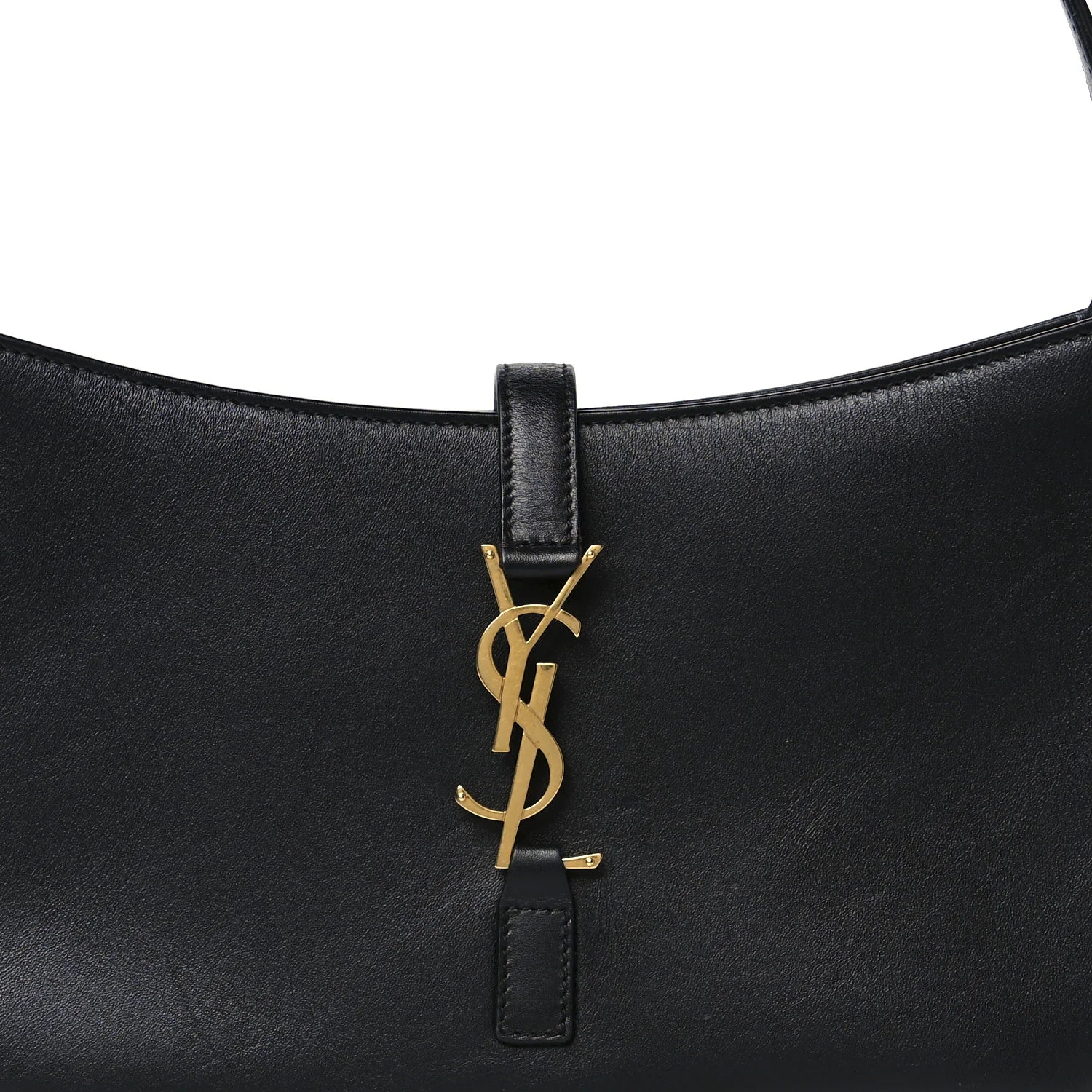 Smooth Calfskin Le 5 a 7 Hobo Black