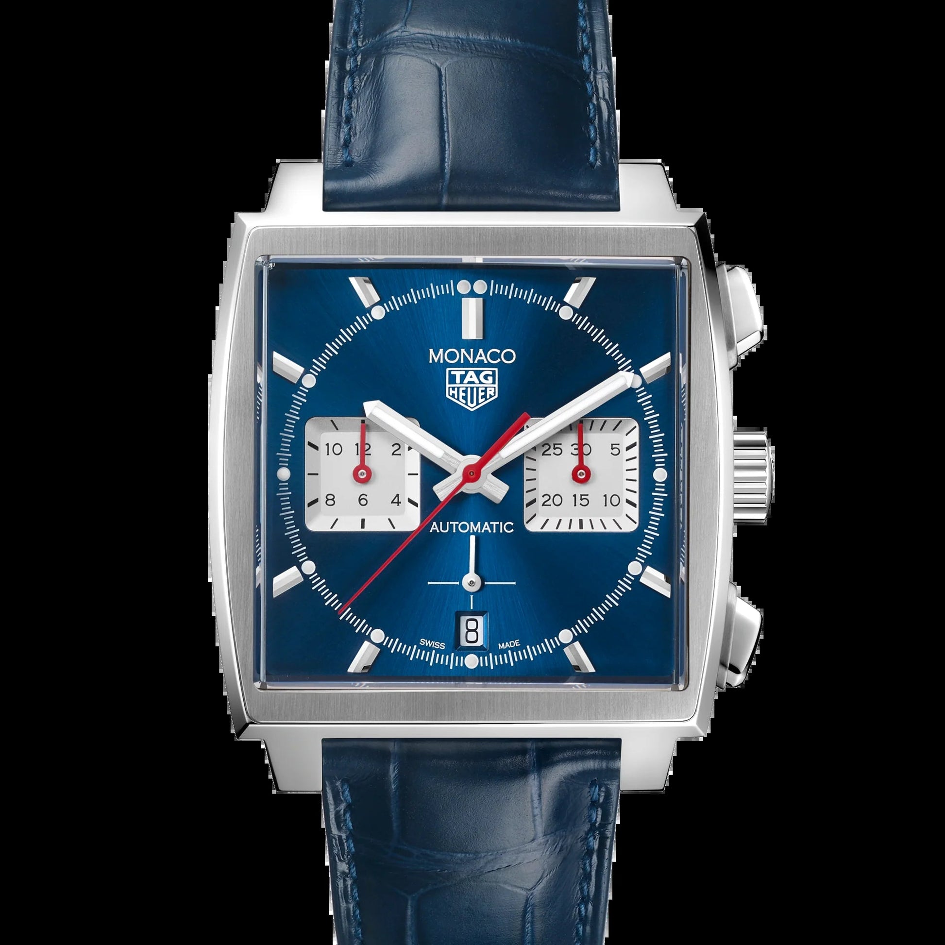 Unworn  Monaco Chronograph Automatic, Stainless Steel, 39Mm, Ref# CBL2111.FC6453, Box and Papers