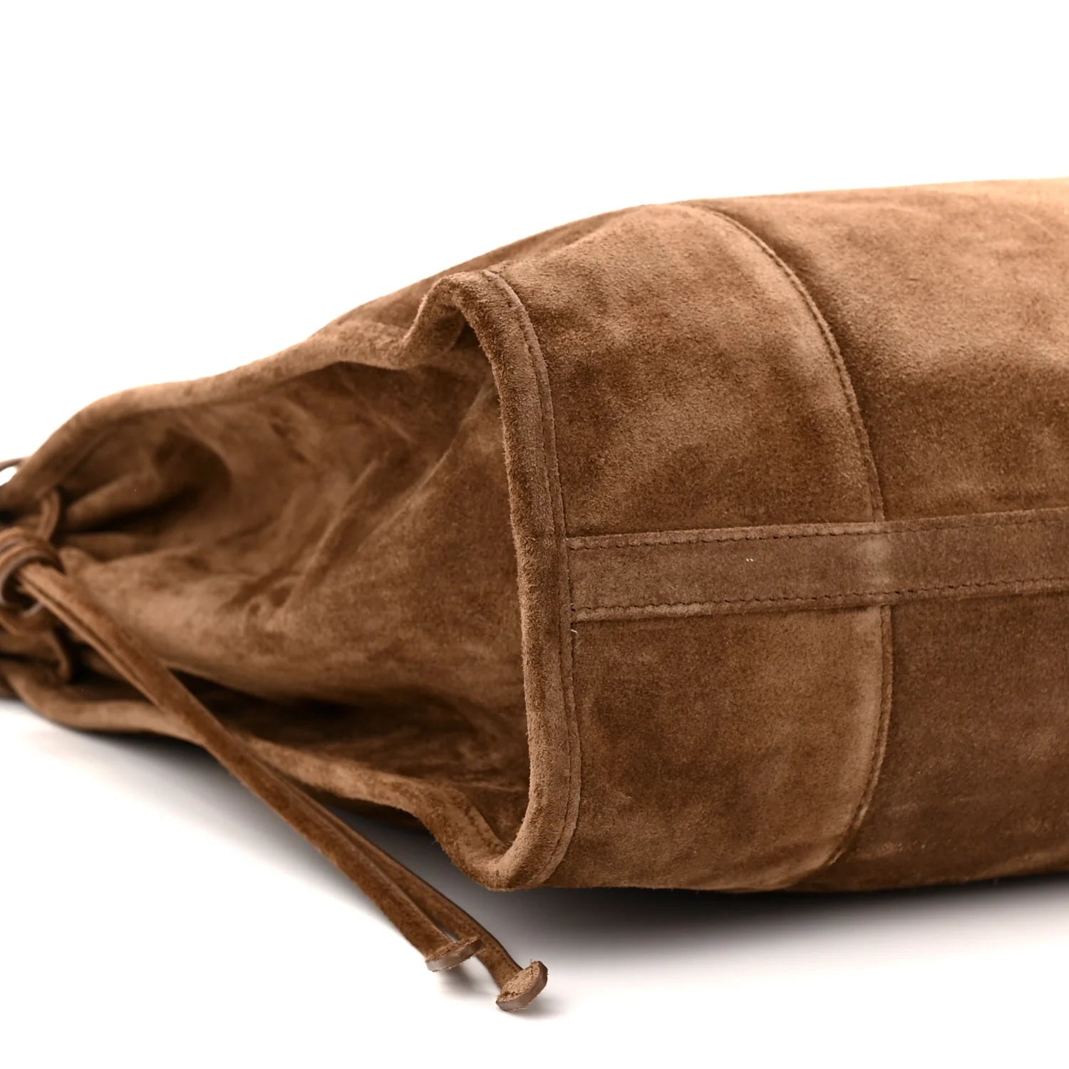 Suede Extra Large Bonnie Shoulder Bag Cocoa Brown