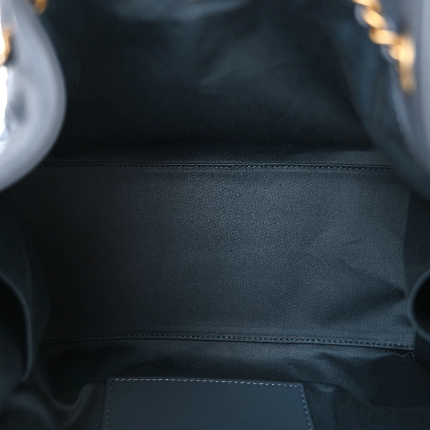 Suede Quilted Small  25 Handbag Blue