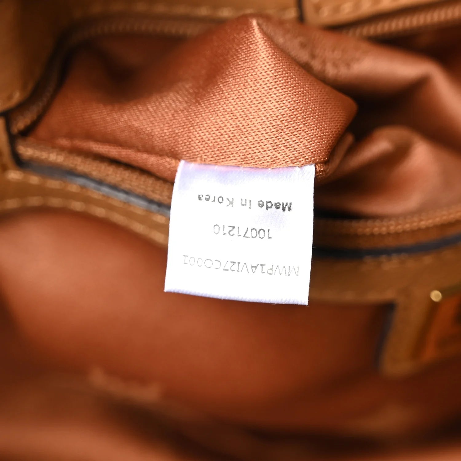 Visetos Drawstring Shopper Cognac