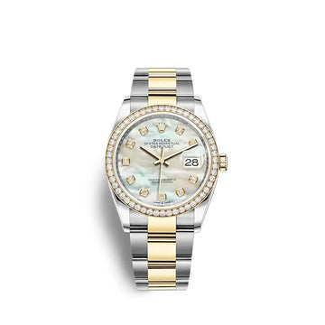 Datejust 36 Oystersteel and Yellow Gold Ref# 126283RBR-0010