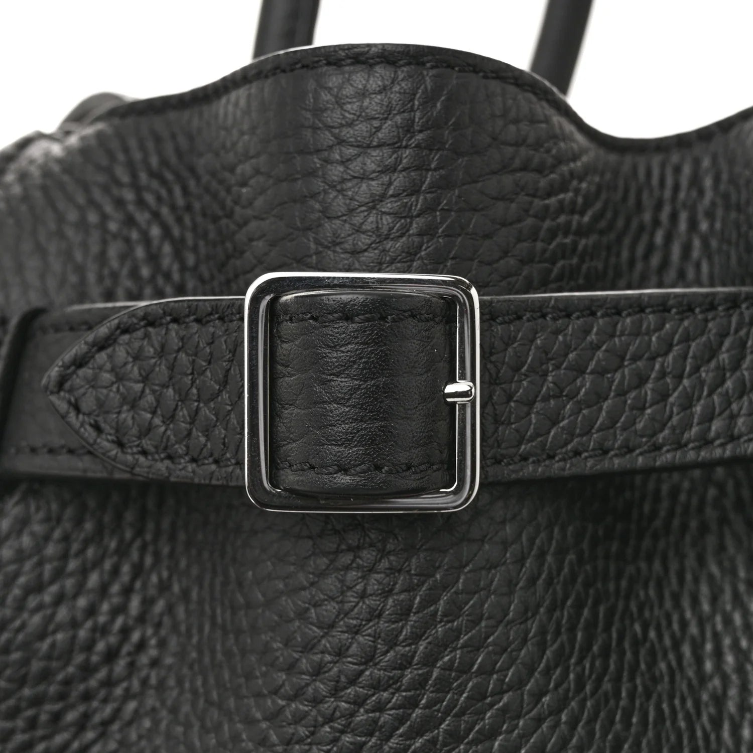 Grained Calfskin Soft Margaux 10 Bag Black