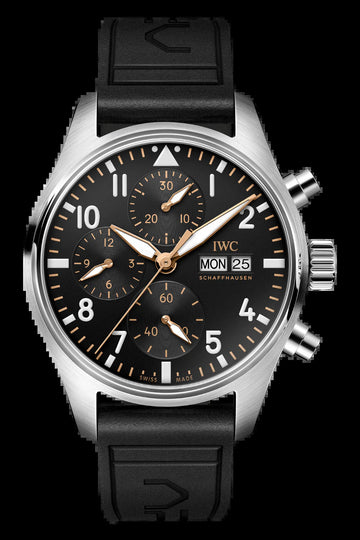 Unworn  Pilot’S Watch Chronograph, Stainless Steel, 43 Mm, Ref# IW378009, Box and Papers