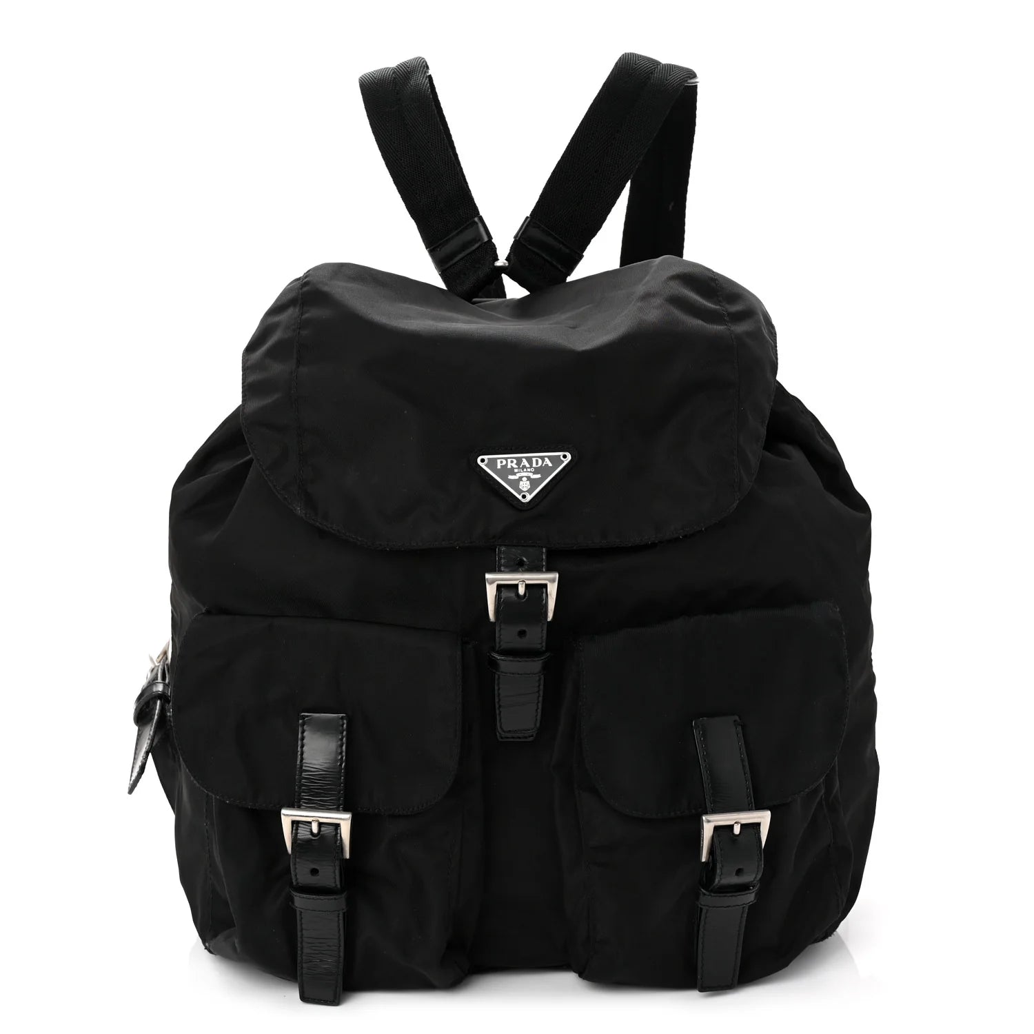 Nylon Vela Medium Backpack Black
