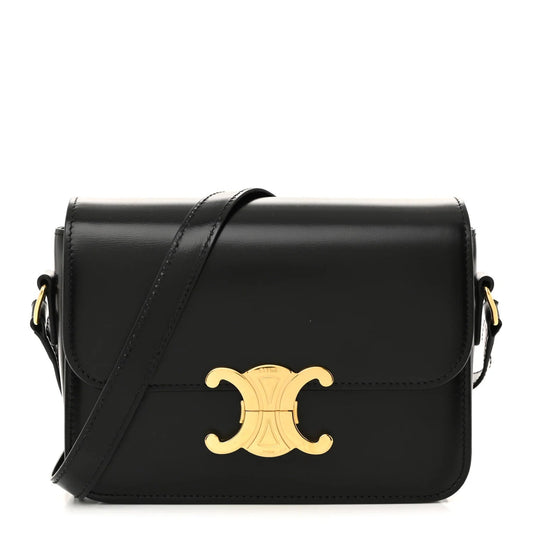 Shiny Calfskin Teen Triomphe Black