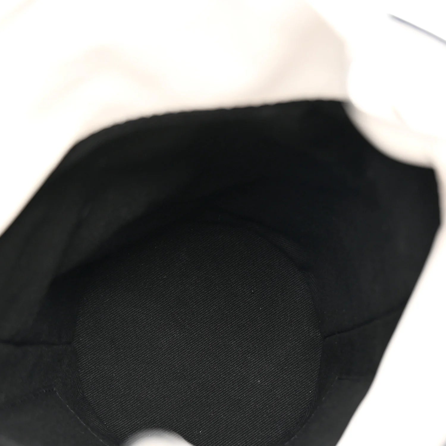 Grained Calfskin La Medusa Drawstring Bucket Bag Optical White