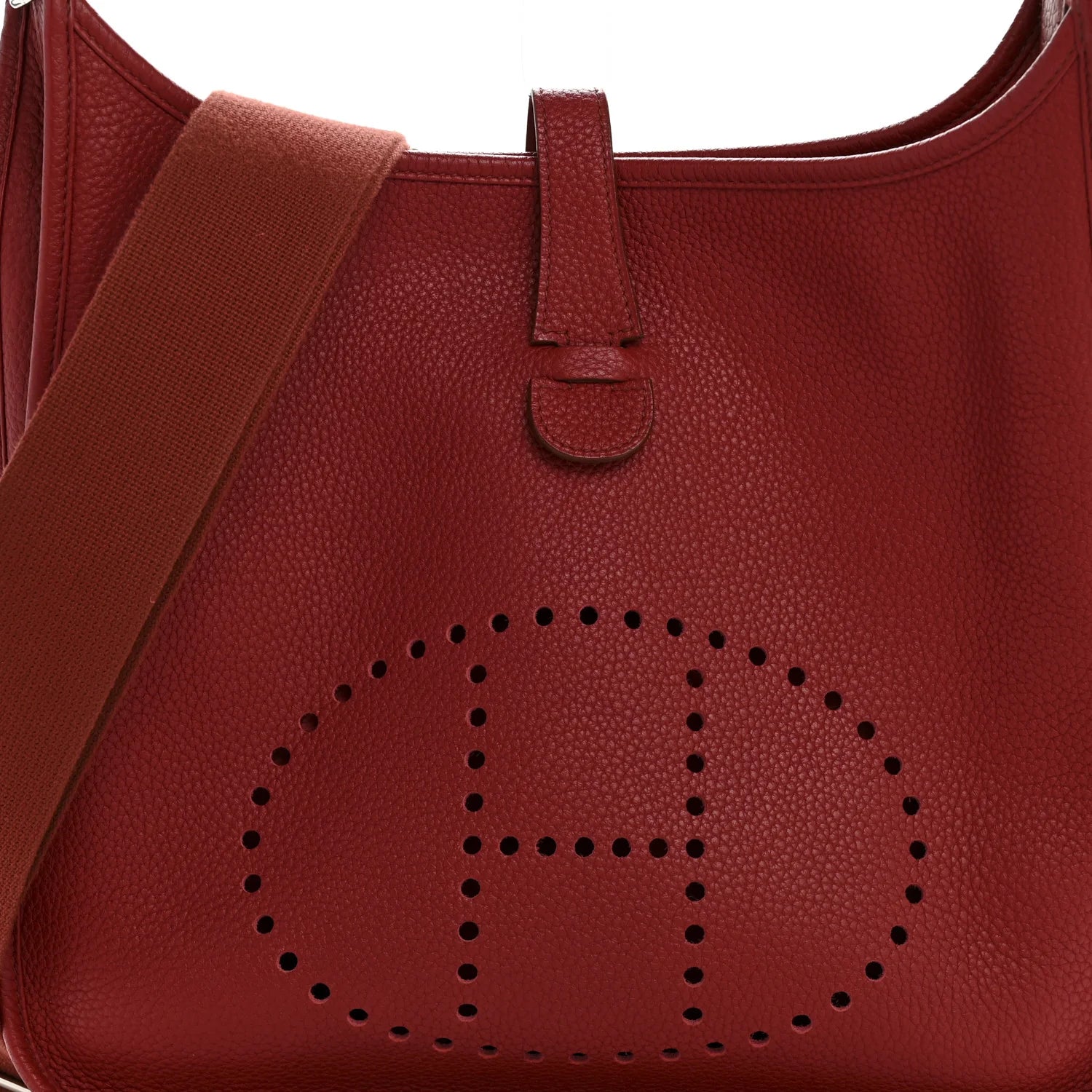 Taurillon Clemence EVELYNE III GM Rouge Garance