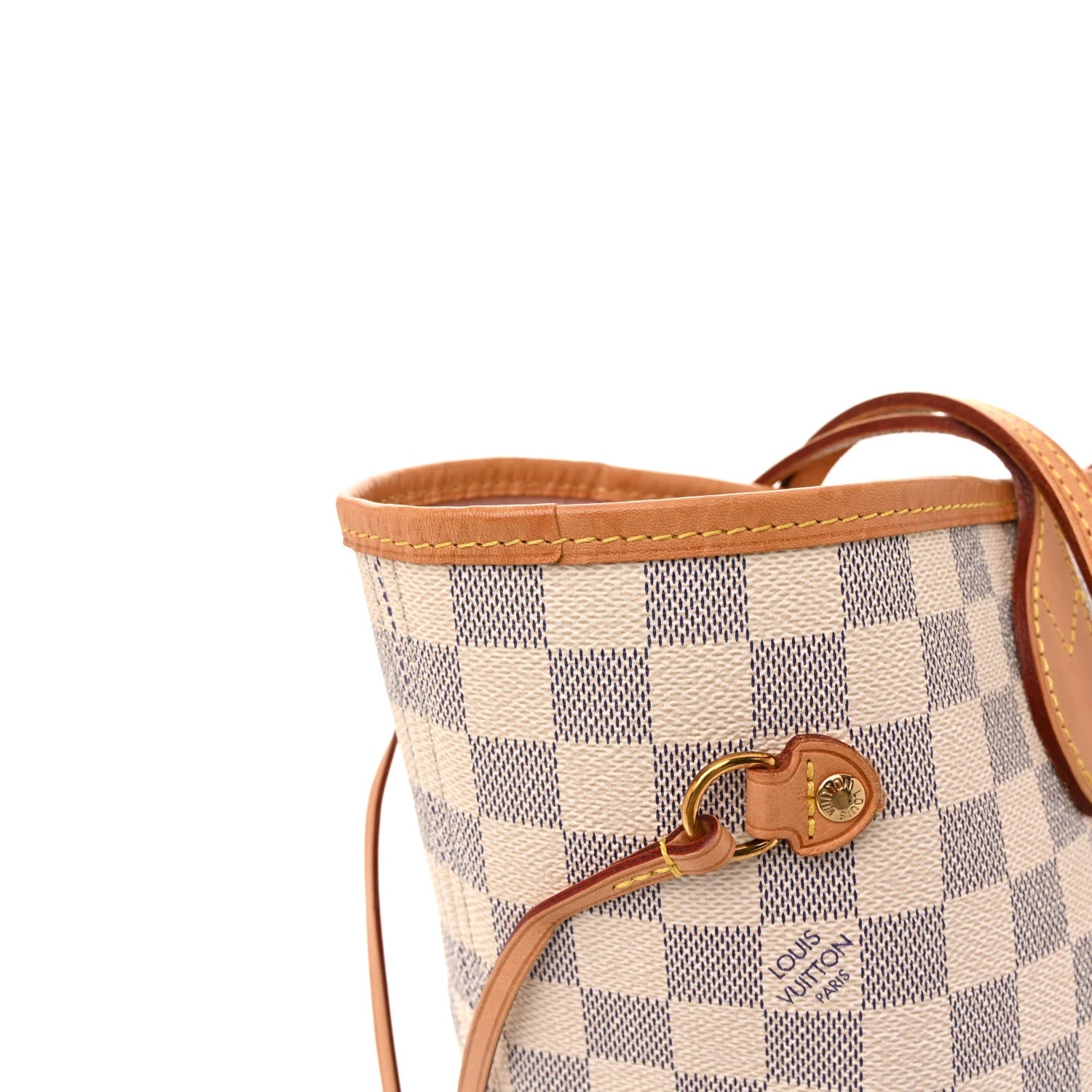 Damier Azur Neo Neverfull MM Rose Ballerine