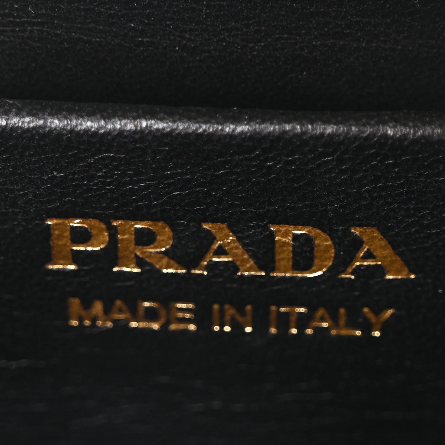 Saffiano Symbole Flap Shoulder Bag Black