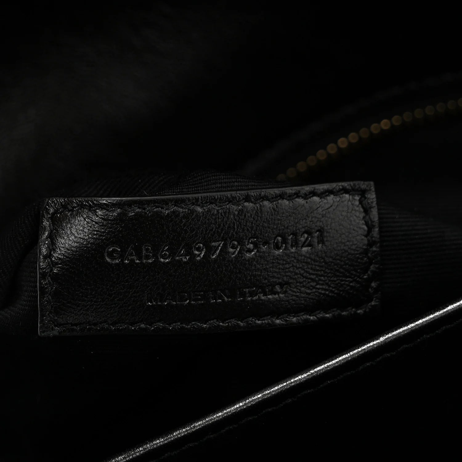 Smooth Calfskin Le Maillon Satchel Black