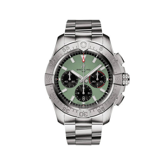 Unworn  Avenger B01 Chronograph 44 Ref# AB0147101L1A1, Box and Papers