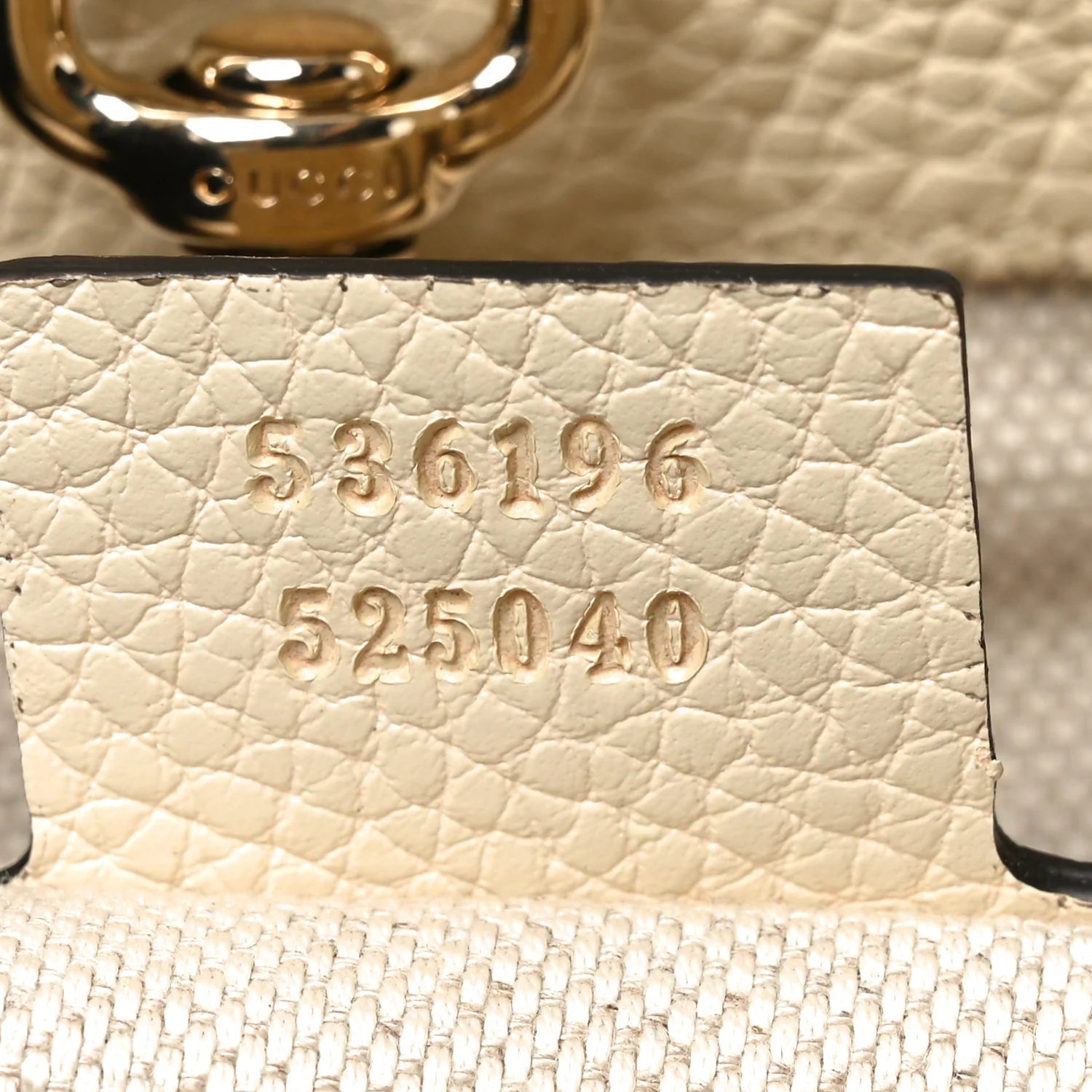 Pebbled Calfskin Medium Soho Chain Shoulder Bag off White