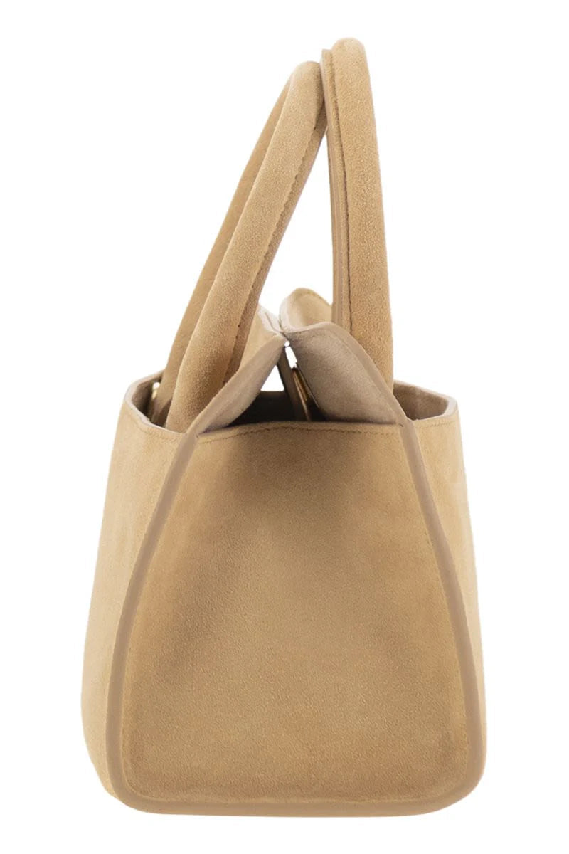 SMALL HANDBAG with METAL ACCESSORY