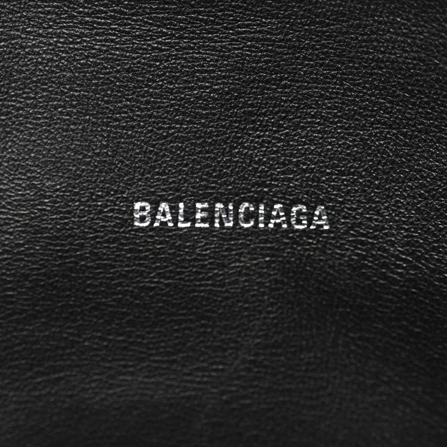 Crushed Calfskin Quilted Matte Black Hardware Large Crush Chain Bag Black