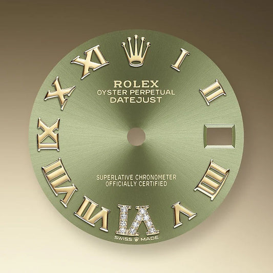 Datejust 31, Oystersteel, 18Kt Yellow Gold and Diamonds, Ref# 278343RBR-0015