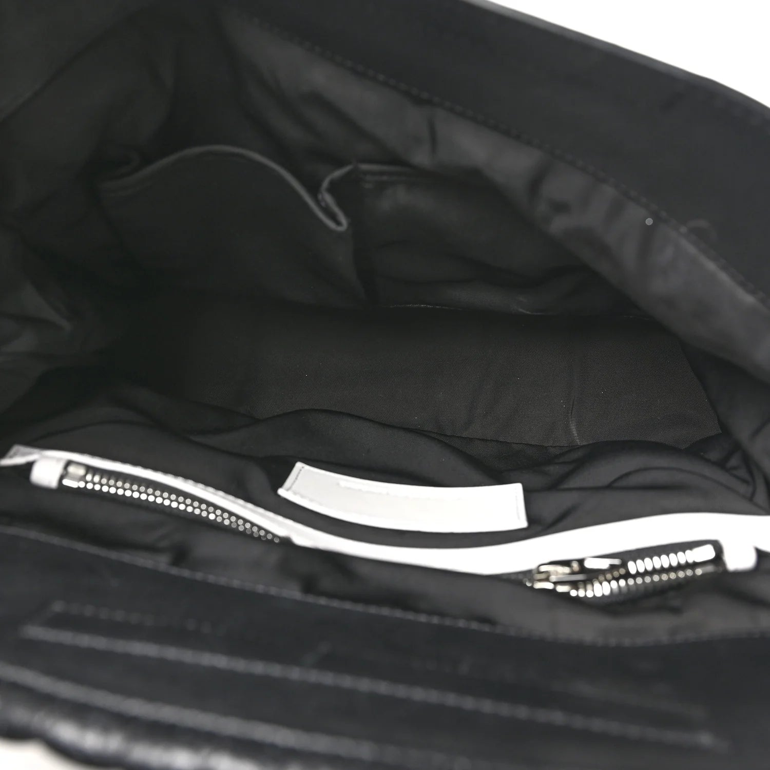 Perforated Calfskin Large Sneaker Sling Black Airforce