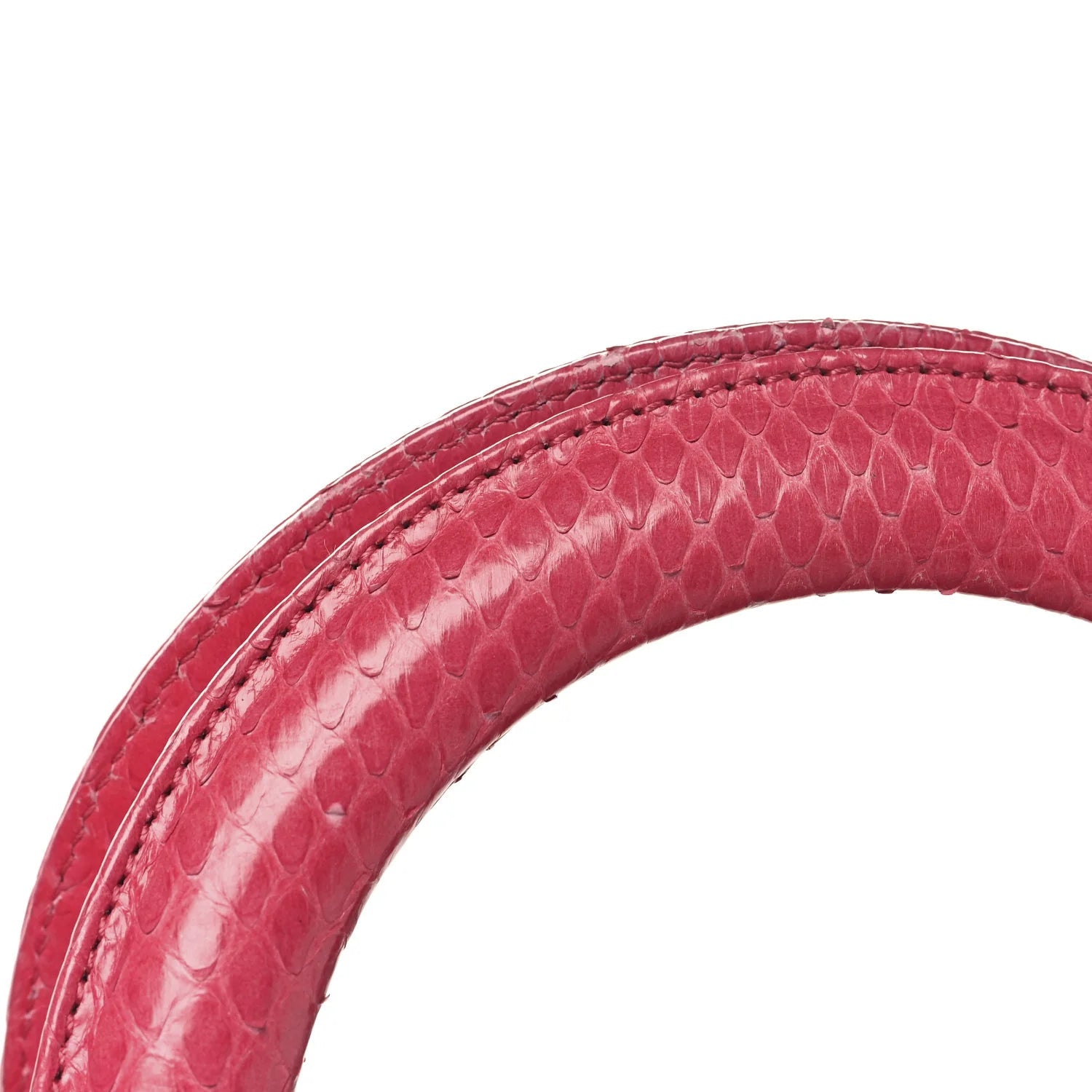 Snakeskin Large Lady Dior Pink