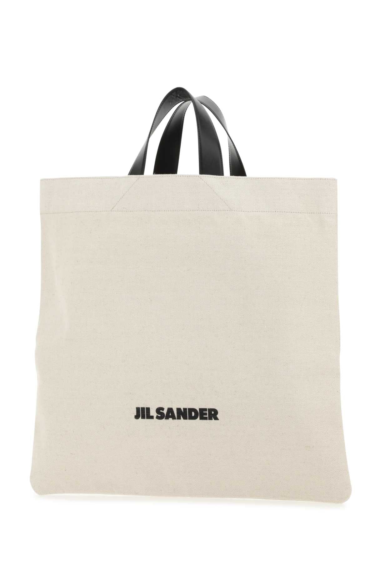 SAND CANVAS SHOPPING BAG