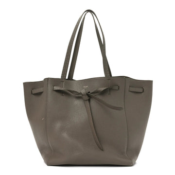 Soft Grained Calfskin Small Belt Cabas Phantom Taupe