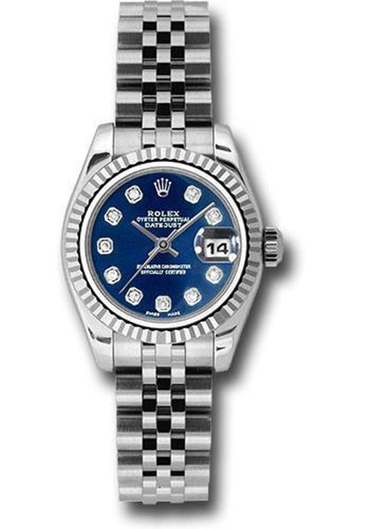 Rolex Lady Datejust 26Mm Watch 179174 Bldj