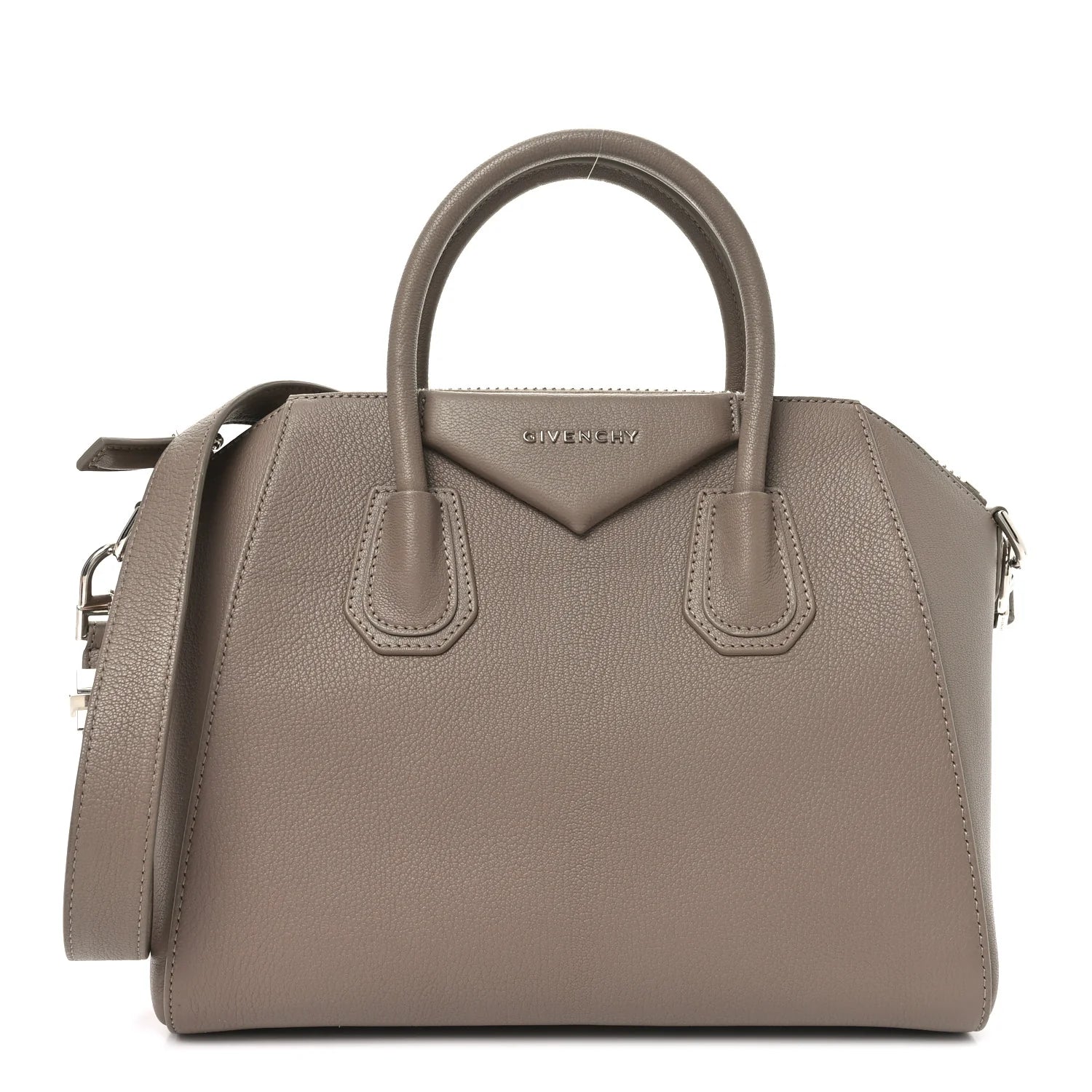 Sugar Goatskin Small Antigona Mastic