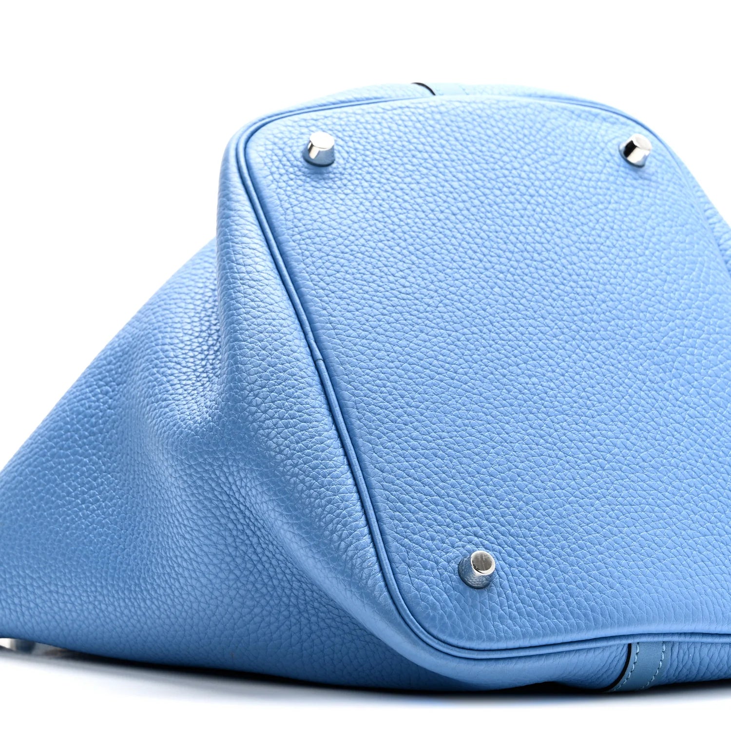 Taurillon Clemence Swift Picotin Lock 22 MM Bleu Paradis