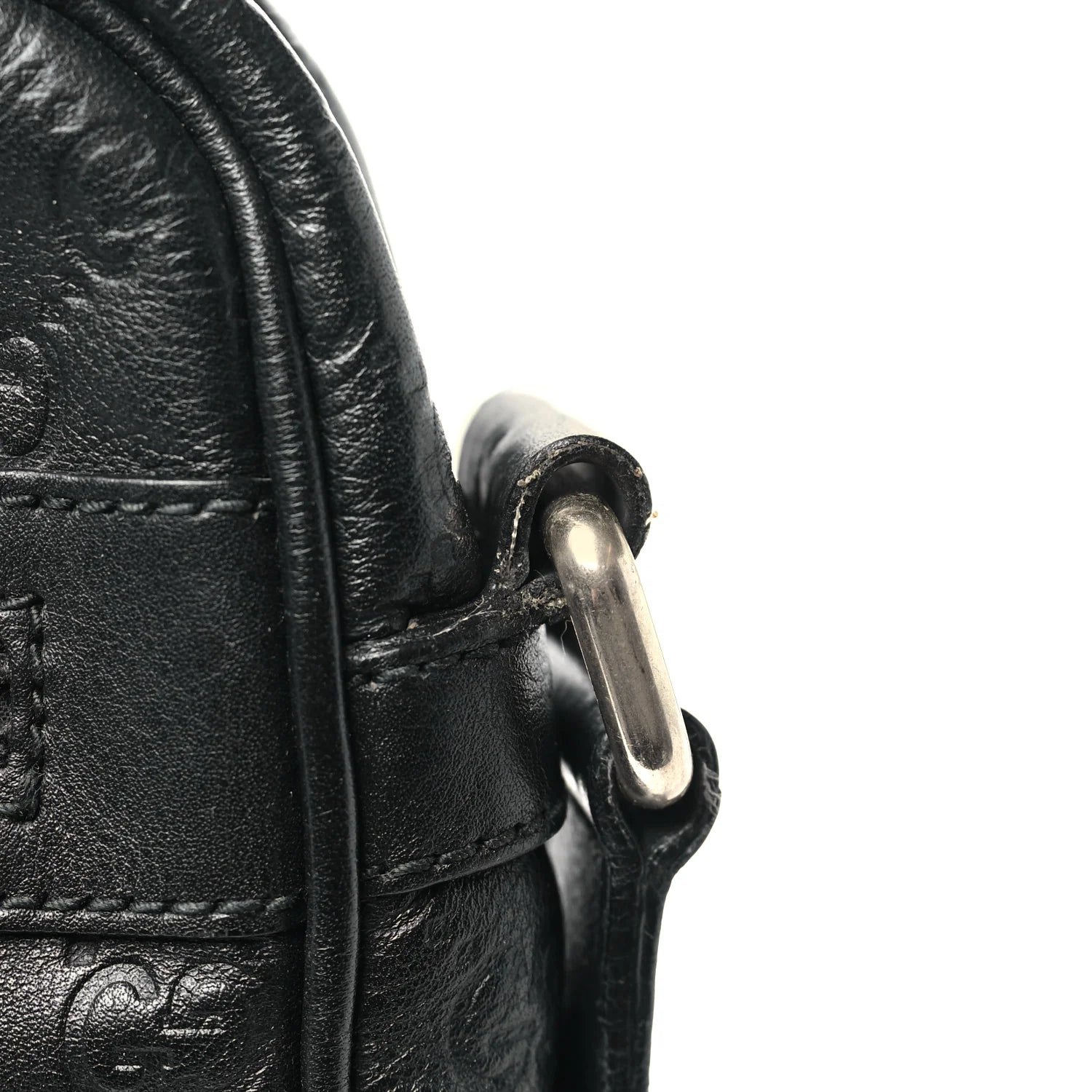 ssima Flat Messenger Bag Black