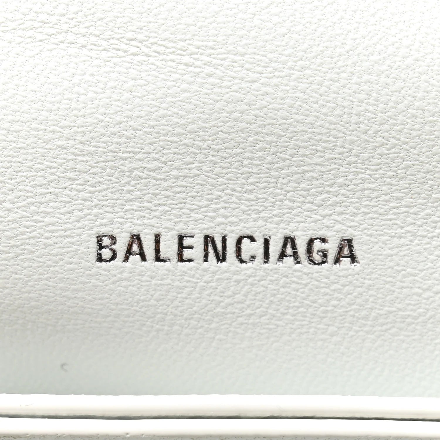 Crushed Calfskin Quilted Small Crush Chain Bag Optic White