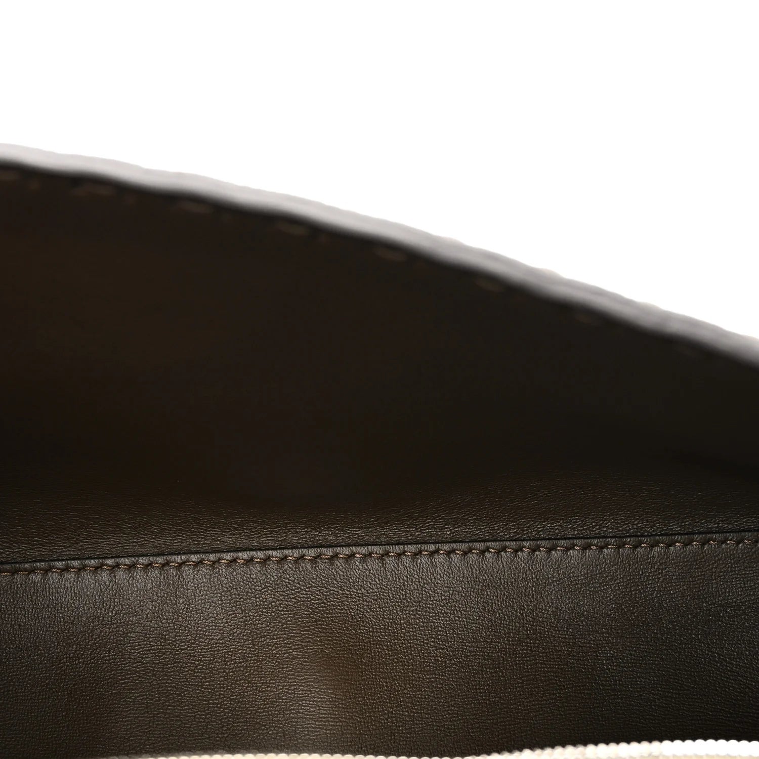 Cuoio Roma Sellerissima Nappa Sintetica Tape Stitch Baguette Wood