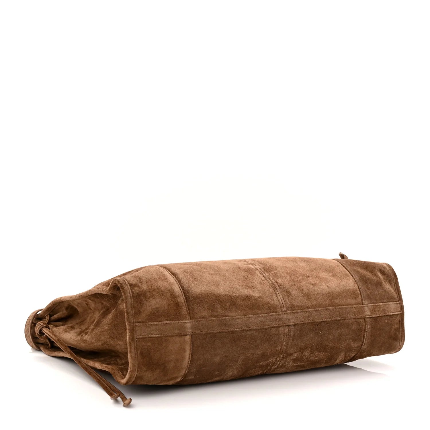 Suede Extra Large Bonnie Shoulder Bag Cocoa Brown