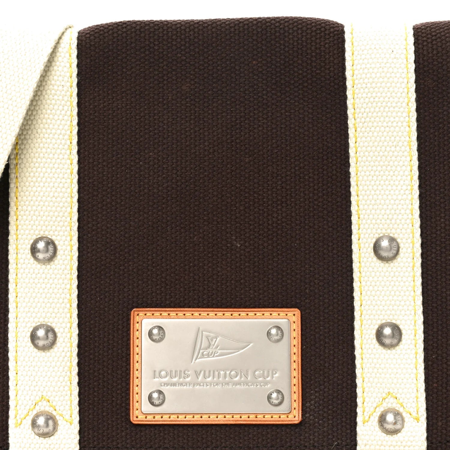 Toile Antigua Besace LV Cup Messenger PM Brown