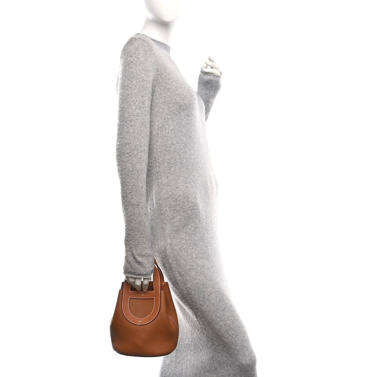 Taurillon Clemence Swift In-The-Loop 18 Bag Gold