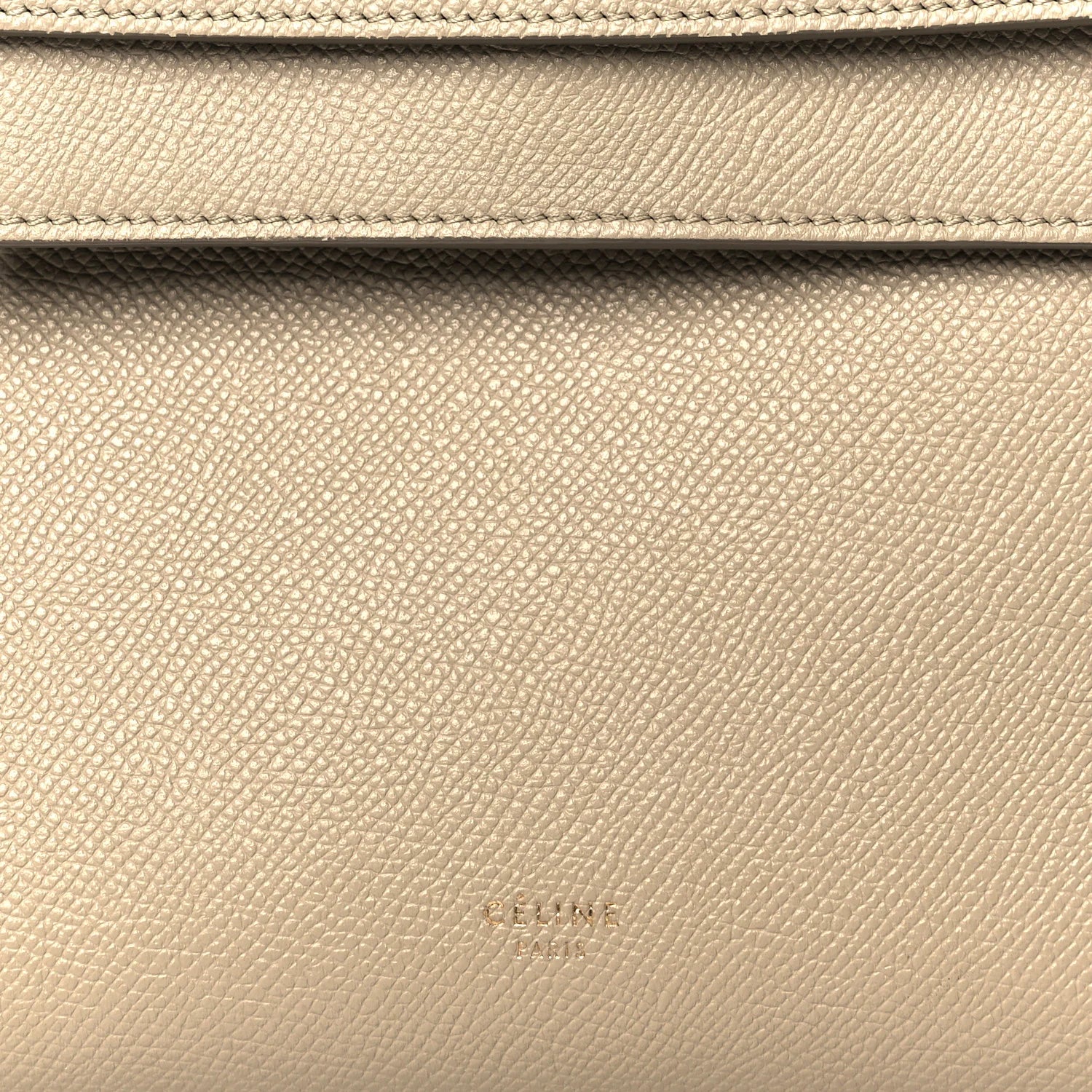 Grained Calfskin Nano Belt Bag Light Taupe