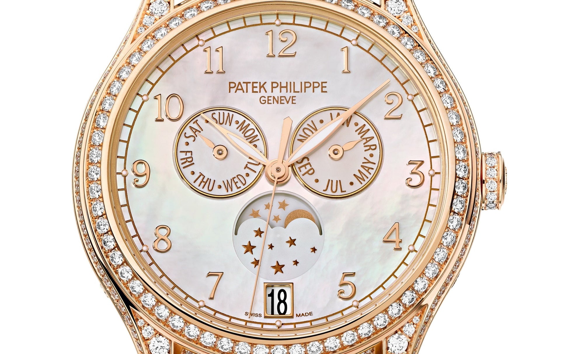 Complication, 18K Rose Gold Set with 388 Diamonds (~2,92 Ct), 38Mm, Annual Calendar Ref# 4948R-001