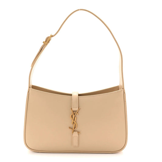 Smooth Calfskin Le 5 a 7 Hobo Dark Beige