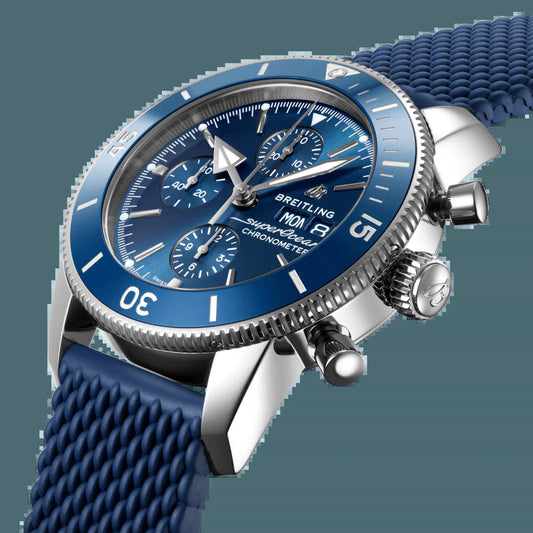 Superocean Héritage Chronograph 44, Ref# A13313161C1S1, Box and Papers